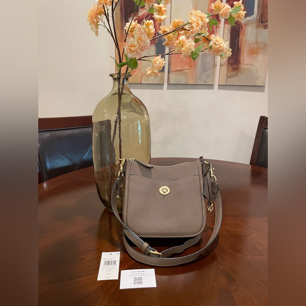 COACH Mini Chaise Crossbody in Dark Stone 🤎